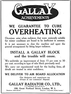 Gallay: Gallay Aero Engine Radiators