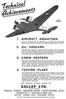 Gallay: Gallay Aeroplane Radiators & Heat Exchange Components