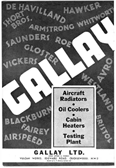 Gallay: Gallay Aeroplane Radiators, Heating