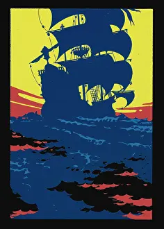 Galleon: Galleon ship at sea