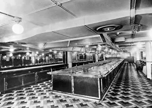 Normandie: Galley on the Normandie, 1935