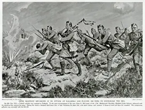 Mclennan: Gallipoli piper, First World War