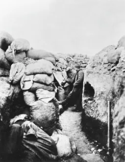 Sandbag: Gallipoli trench WWI