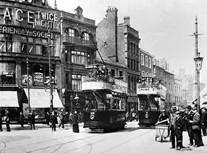 Nightly: Gallowtree Gate, Leicester, early 1900's