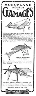Gamages: Gamages Aeroplane Models. Fleming-Williams