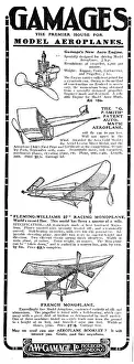 Gamages: Gamages Model Aeroplanes: G.Smith Automatic Aeroplane