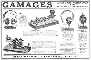 Gamages: Gamages Wireless Apparatus 1919