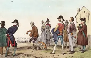 Boules: Game of Boules - 1850