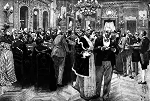 Gamblers: game, games of chance, gambling hall in Monaco