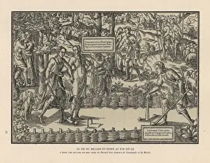 Dadresse: The game of ground billiards, 16th century