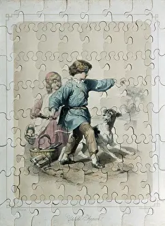 Jigsaw: game, jigsaw puzzle, Cherche! Apporte!, colour