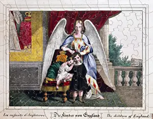 Jigsaw: game, jigsaw puzzle, The Children of England
