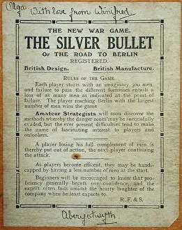 Puzzles: Game, The Silver Bullet or The Road to Berlin, WW1