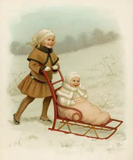 Pushes: GAME/WINTER/SLEDGE RIDE