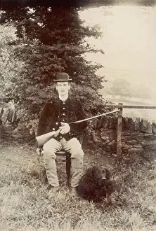 Gamekeeper: GAMEKEEPER & DOG PHOTO