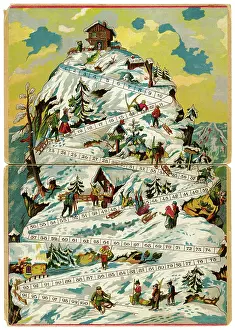 Alpinist: games, board game, mountaineering, game plan