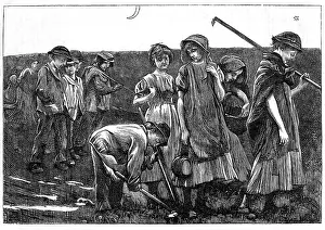1869: Gang System: teams of children were formed by