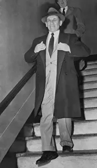 Vagrancy: Gangster Meyer Lansky leaving Manhattan Arrest