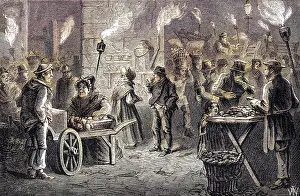 Flaring: Garden breakfast 1870