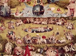 Earthly: garden of earthly delights, central panel, detail