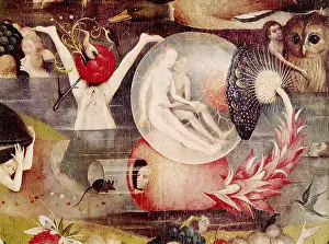 Earthly: garden of earthly delights, central panel, detail