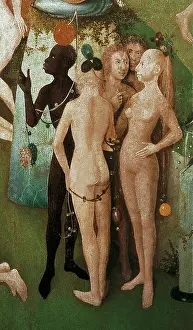 Earthly: The Garden of Earthly Delights. Central panel of the triptyc