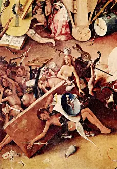 Earthly: garden of earthly delights - detail from Hell