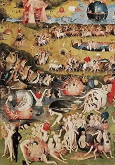 Earthly: The Garden of Earthly Delights. Left side of the central pan