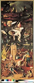 Earthly: The Garden of Earthly Delights. Right panel of the triptych