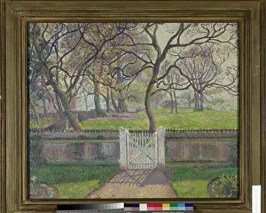 Ashmolean: The Garden Gate, Epping, by Lucien Pissarro