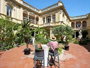 Plinth: Garden, Hotel Pams, Perpignan, France