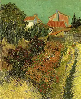 Gogh: Garden Behind a House, by Van Gogh