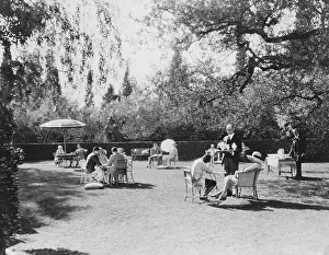 Socializing: GARDEN LUNCHEON