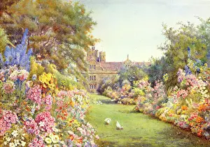 Adie: The Garden Path ' with white doves