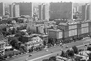 Downtown: Garden Ring in Moscow, 1972
