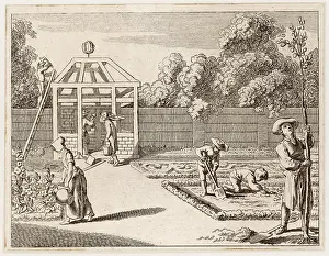 Summerhouse: GARDEN SCENE 1770