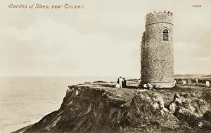 Clifftop: Garden of Sleep at Cromer, Norfolk