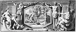 Munting: Garden with symbolic figures