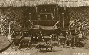 Hoes: Garden tools used by the Royal children