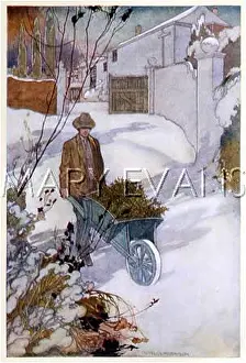 Tidying: GARDEN IN WINTER 1914