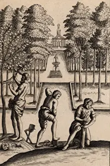 Often: Gardeners at work. The man on the left is using
