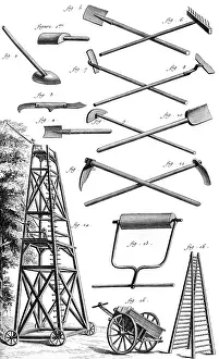 Pickaxe: GARDENING EQUIPMENT 18TH
