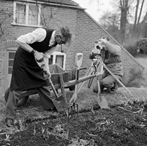 Crouched: Gardening equipment trials