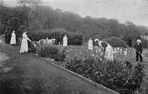 Philanthropy: Gardening, Inebriates Reformatory, Chesterfield, Derbyshire