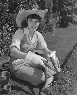 Cultivating: Gardner at work