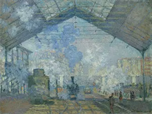 Lazare: Gare St Lazare ' with steam engine