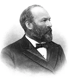 Prasident: Garfield, James A. 19.11.1831 - 19.9.1881, American