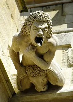Gargoyle at Gloucester Cathedral, Gloucestershire