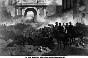 Capua: Garibaldi in Capua, painting by