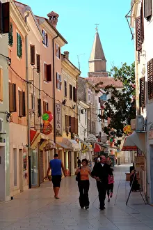 Istra: Via Garibaldi, Umag, Croatia